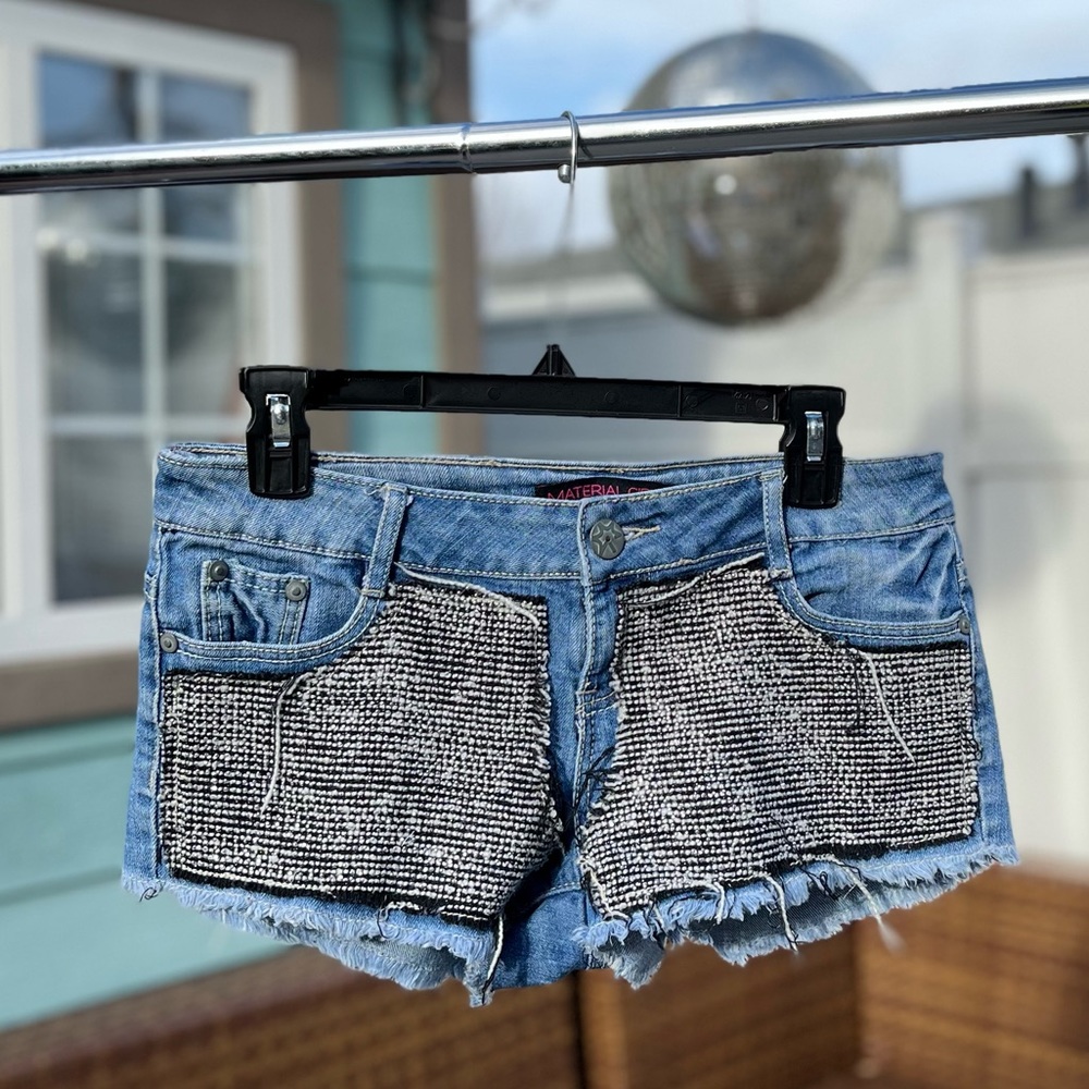Flashy Material Girl Jean Shorts 🖤 - Picture 9 of 9
